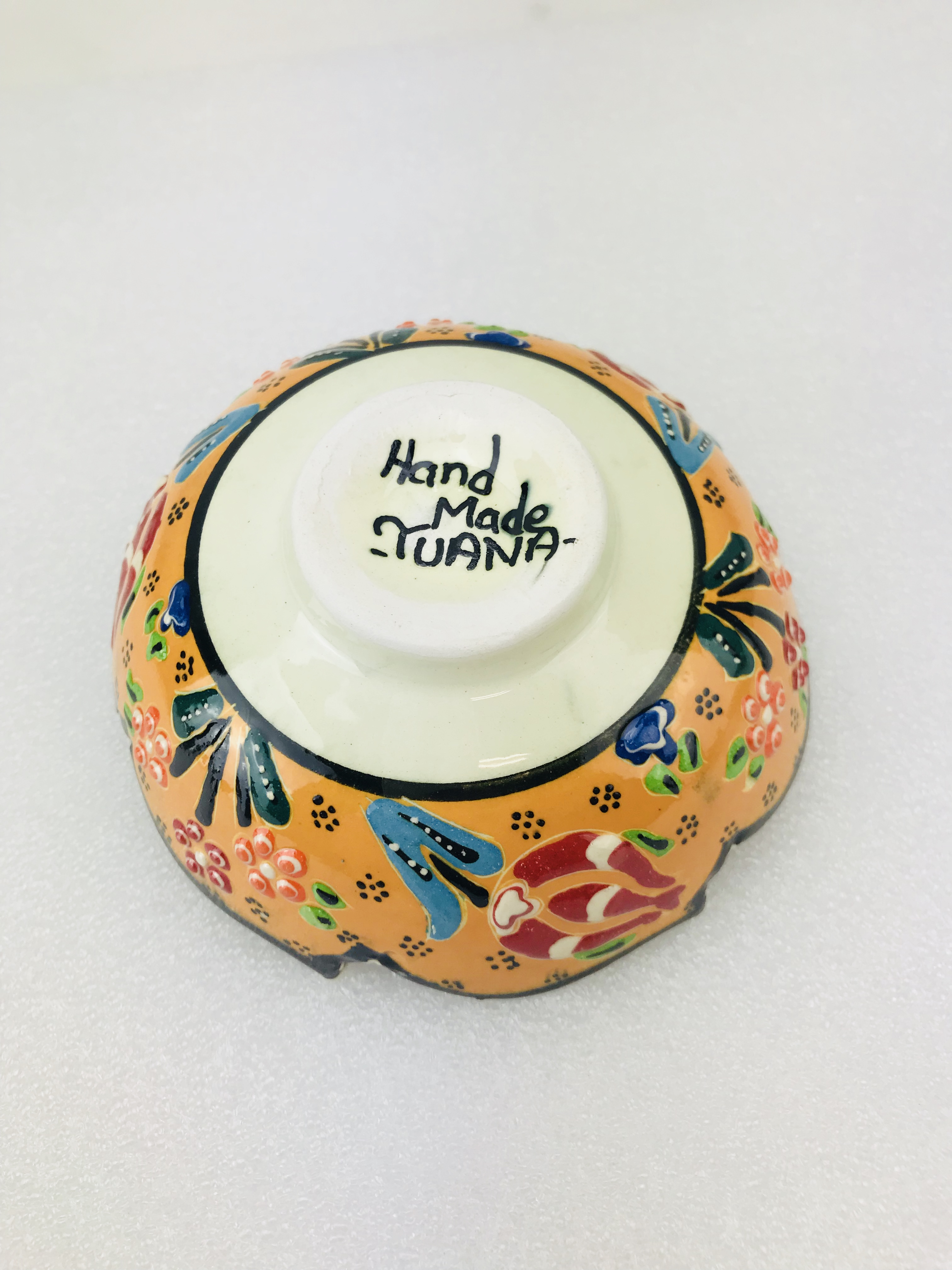 Jewellery,... Snack Traditional Turkish Multicolour Hand Painted Bowl Small